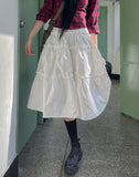 Hush Frill Tiered Long Skirt