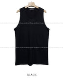 Rough damage layered sleeveless