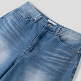 Portina Damage Wide Denim Pants