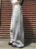 Dao Cat Washing Wide Denim Pants