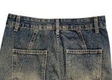 Newsy Washing Wide Denim Pants