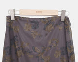 Jubel Flower Chiffon Midi Skirt