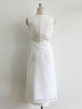 Roselle Layered Wrap Sleeveless Long One Piece