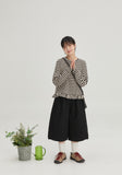 [BAONHAUS] Ranke Banding String Bermuda Pants