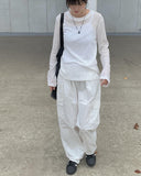 Yuma Banding Cargo Wide Pants