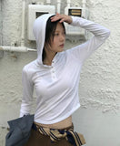 SNAP BUTTON HOOD T