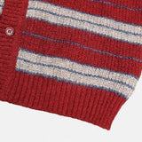 Camille Multi-Stripe Round Cardigan