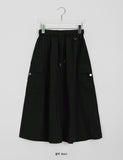 Shabaka Banding Deering Nylon Cargo Long Skirt