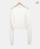 Toning Bolero Crop Cardigan