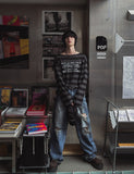 [LAN ARCHIVE] Lettering Stripe Knit