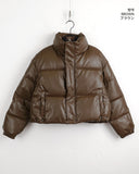 [6oz] Marem Leather Snap Short Padded Jumper