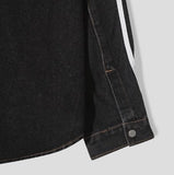 Fran Track Hooded Denim Shirt