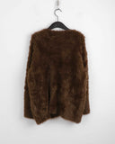 Shes Double Button Angora Cardigan