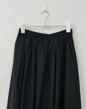 Call banding flare long skirt