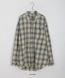 [unisex] Ritba Check Over Shirt