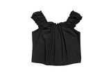 Leggen Frill Off-Shoulder Blouse