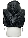 Quilted Crop Padded Vest