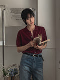 Stone washing ice cooling bootcut denim pants