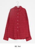 Komeko Summer Over Fit Check Shirt