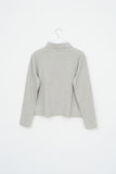 (W) Scoop Dot Collar Top