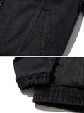Small Logo Vintage Washing Denim Jacket