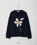 Ikind flower round knit