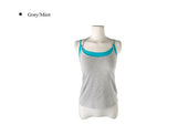 Heart Color Matching Halter Layered Sleeveless Set