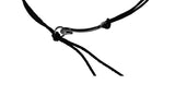 Most leather knot necklace