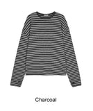 Iken Striped Waffle Crop Top
