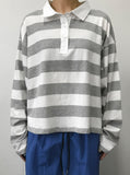 STRIPE CROP KARA T