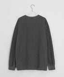 [unisex] Brand Pigment Print Long Sleeve T-Shirt