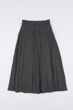 Claire wool pleats skirt