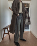 Oden Wool Notched Long Coat