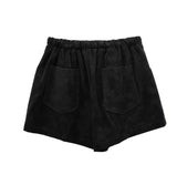 Cozy Velvet Leather Banding Pants