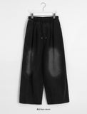 Malka Denim Banding Balloon Wide Pants