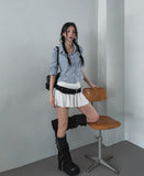 Epic multi-pattern slim shirt