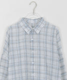 Arica Over Check Gauze Shirt