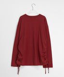 Nemiki String Over Basic Long Sleeve Tee