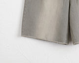 Silat Gray Washing Bermuda Half-Length Denim Shorts