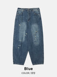 Relaxed Air Balloon Denim Pants