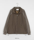 [unisex] Haibo two-way color matching suede wool string jumper