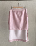Meli Tweed H-Line Skirt