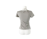 Mens Dot See-Through Layered Short Sleeve T-Shirt