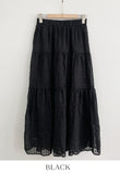 Elvia Lace Surgical Tiered Banding Skirt