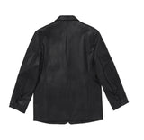 Pra leather over blazer