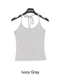 Para stripe halter sleeveless