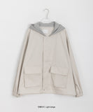 [unisex] Kinoy pocket hood field jacket