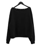 Tote Snap One-Shoulder Sweatshirt