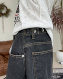 Eco Damage Bermuda Denim Pants