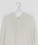 Katarzy Punching Knit Hood Zip-Up